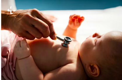 Kinesiología respiratoria infantil - Cecilia atendiendo bebé